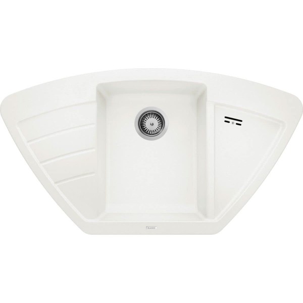 Pachet Chiuveta si Baterie Blanco ZIA 9 E, Alb