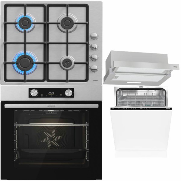 Set Inox Gorenje electrocasnice incorporabile