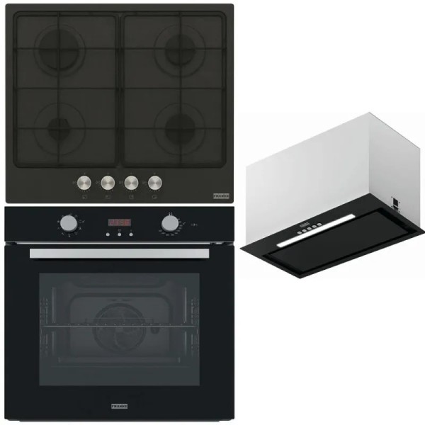 Set bucatarie Franke Cuptor Plita Hota 52cm Negru