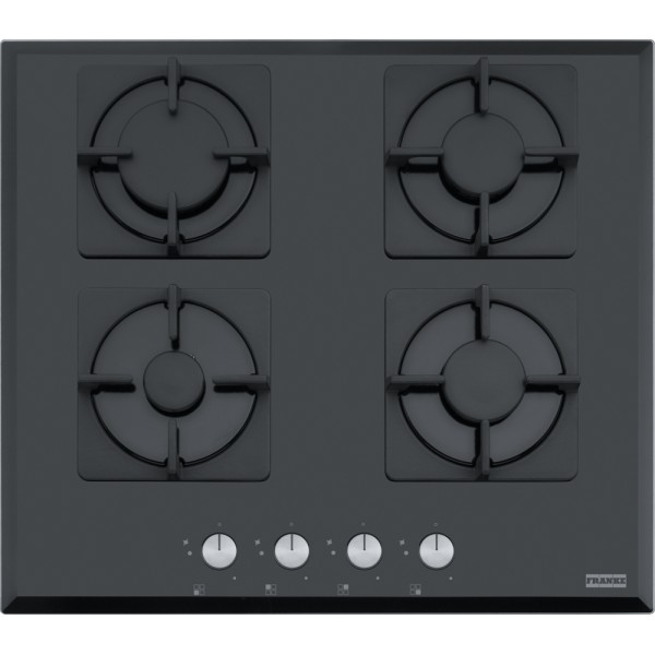 Plita pe gaz Franke FHNS 604 4G BK C, Sticla Neagra