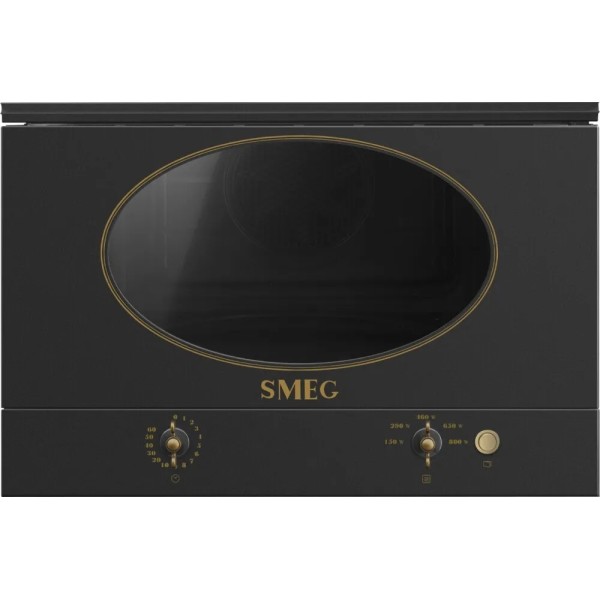 Cuptor cu microunde Smeg MP822NAO antracit