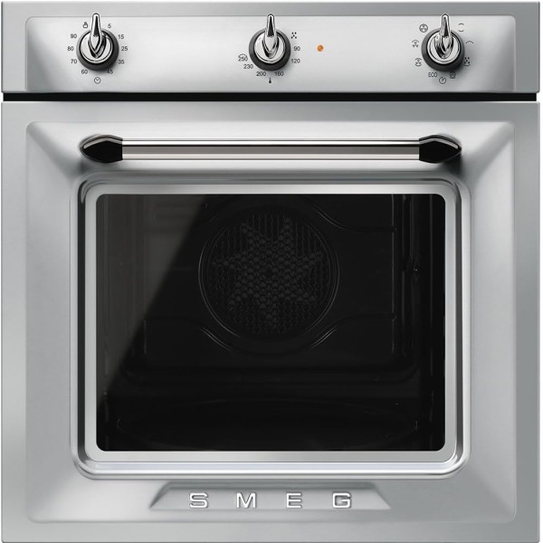 Smeg Set Inox Victoria Cuptor & Plită Gaz
