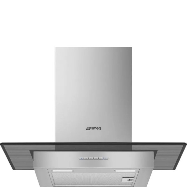 Hota decorativa Smeg KBT600VE, Inox-Sticlă, 60 cm
