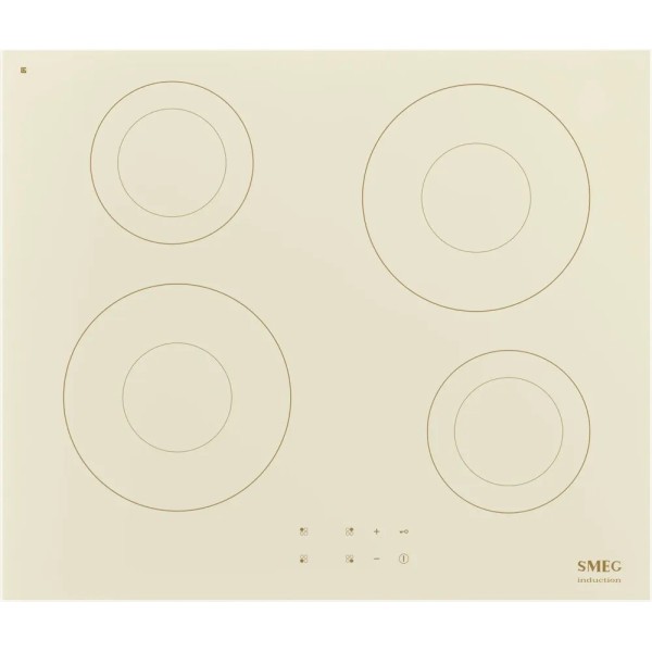 Plita Inductie Smeg SI2641DP, 4 Zone, Crem