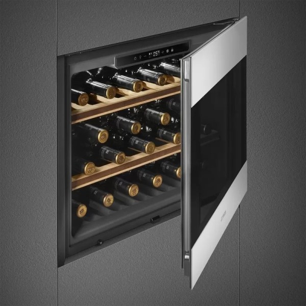 Răcitor de vinuri Smeg CVI320XE Inox-Negru