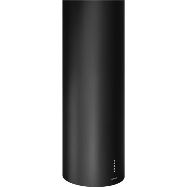 Hota insula cu montare pe perete Negru Smeg KIR37N2, ( putere de absorbtie 700 mc/h, latime 37 cm )