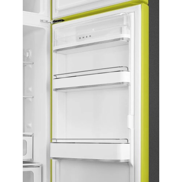 Frigider si congelator independent Verde Lime Lucios Smeg FAB30RLI6, ( balamale dreapta, capacitate 294 litrii )