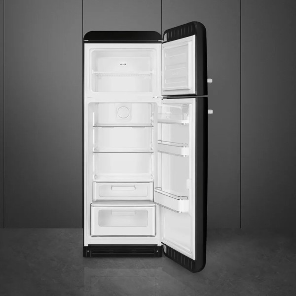 Frigider Negru Lucios Smeg FAB30RBL6
