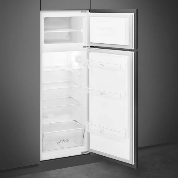 Frigider total incorporabil Smeg D4140E, alb
