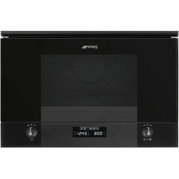 Cuptor Microunde Smeg Linea Sticlă Neagră