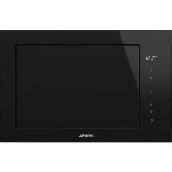 Cuptor cu microunde Smeg FMI625CN Sticla Neagra