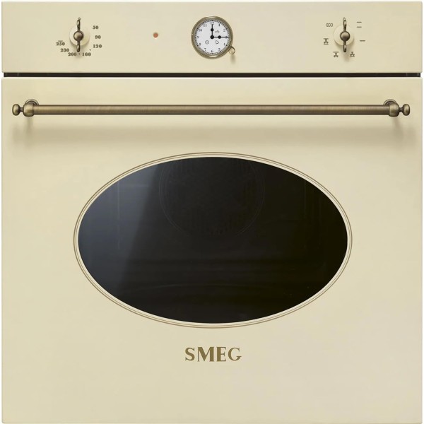 Set electric Smeg Crem Cuptor+Plita+Hota+Microunde+Frigider