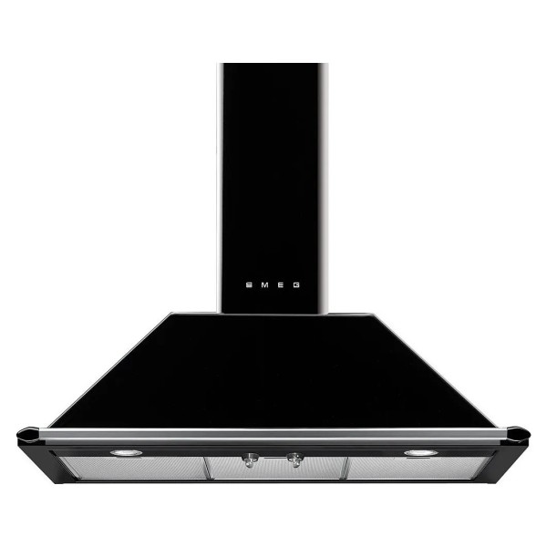 Hota decorativa Smeg Victoria Negru, 90cm