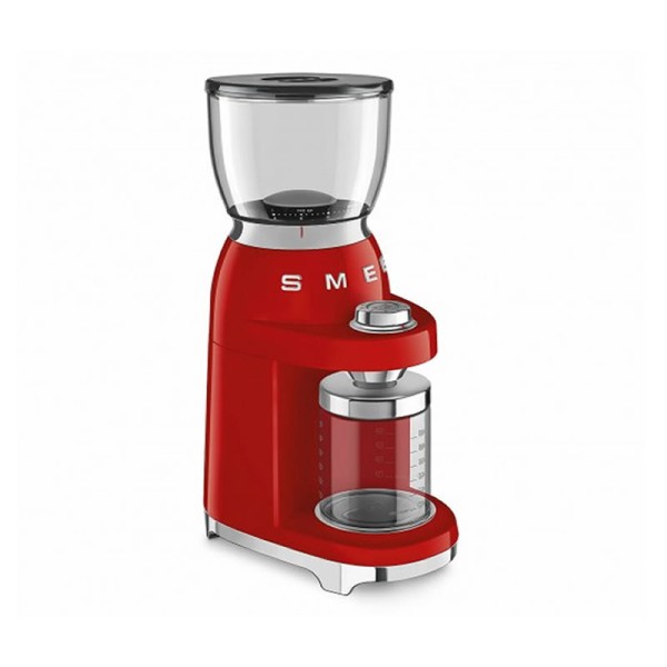 Râșniță de cafea Smeg CGF11RDEU, stil retro
