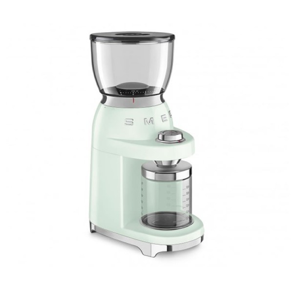 Rasnita de cafea Smeg CGF11PGEU - design retro verde