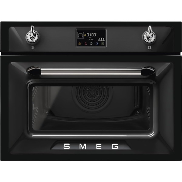 Cuptor microunde Smeg Victoria SO4902M1N Negru