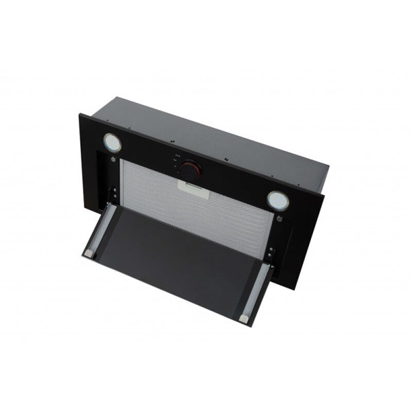 Hota total incorporabila Tornado Negru 60 cm
