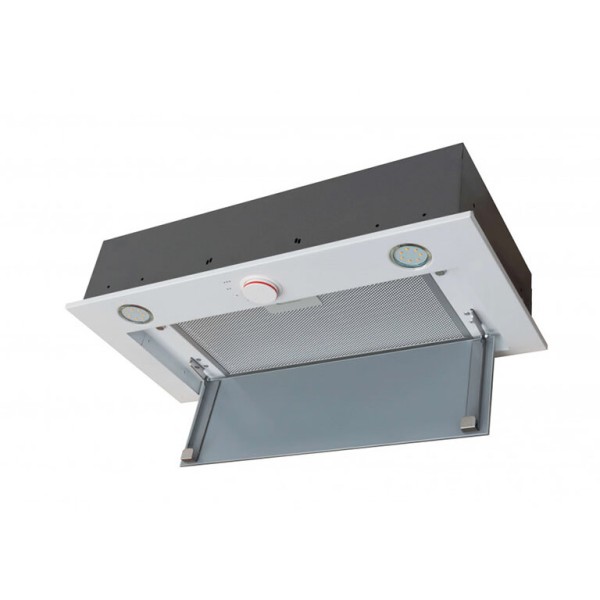 Hota Incorporabilă Tornado Alb Modul Glass 60 cm