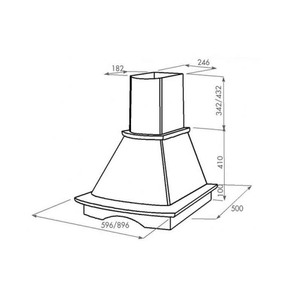 Hota Country Tornado Tempo Bej 90cm cu LED