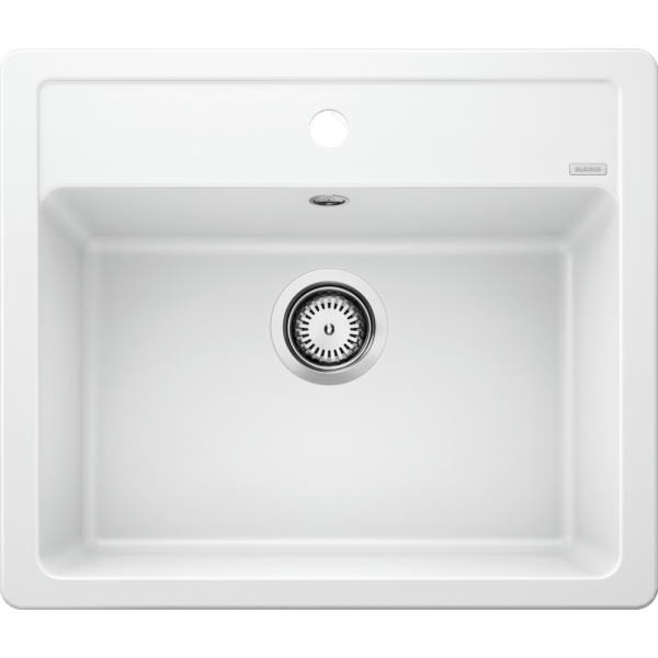 Chiuveta Blanco Legra 6, dimensiuni 585x500 mm, Alba