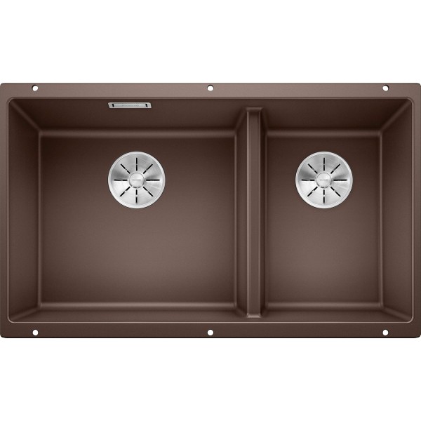 Chiuveta Subline 430/270-U Blanco Cafea, montare sub blat