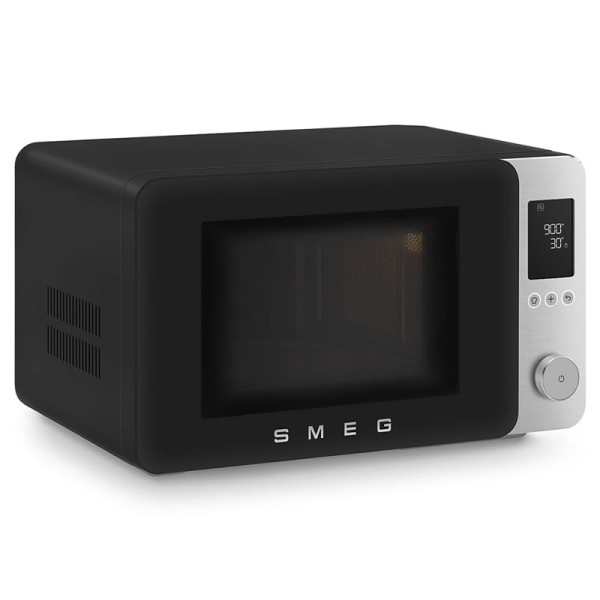 Cuptor cu Microunde Smeg MOC02BLMEU - Design Negru Mat