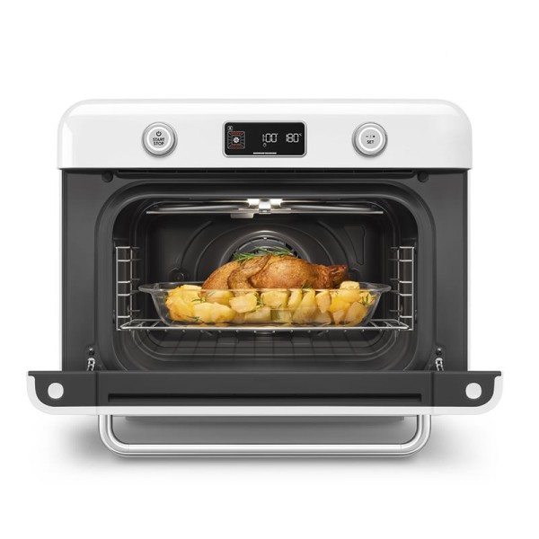 Cuptor electric Smeg COF01WHEU combinat cu abur