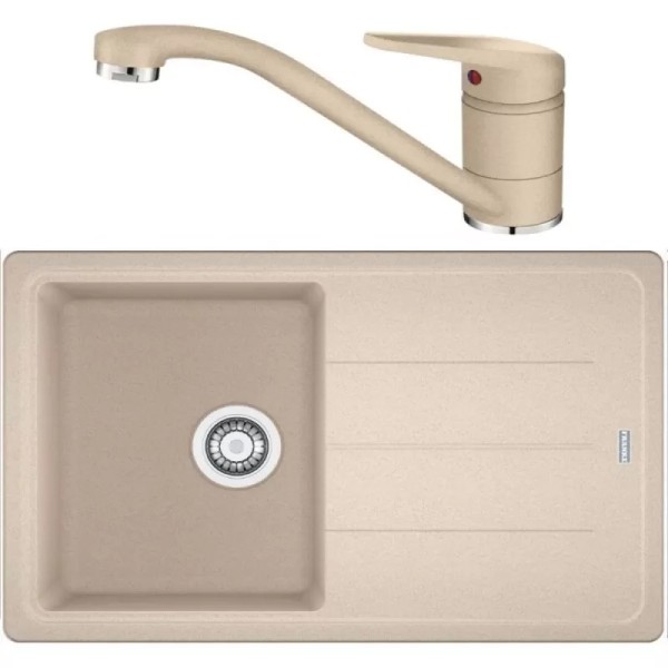 Chiuveta BFG 611-86 și Baterie Novara Plus culoare Avena