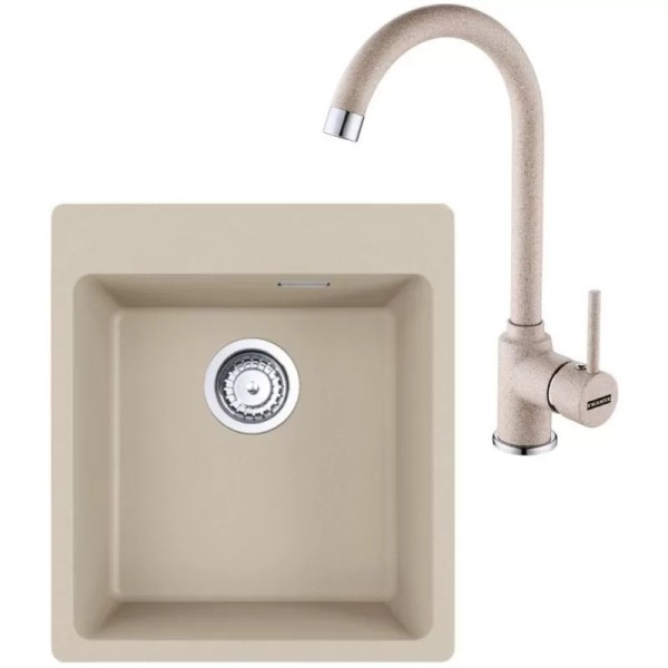 Chiuvetă MRG 610-39 și Baterie Pola 1.0 Avena