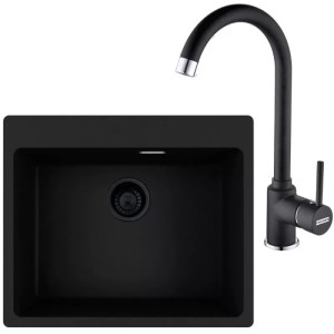 Pachet Chiuveta Franke MRG 610-54 cu Baterie Pola Negru